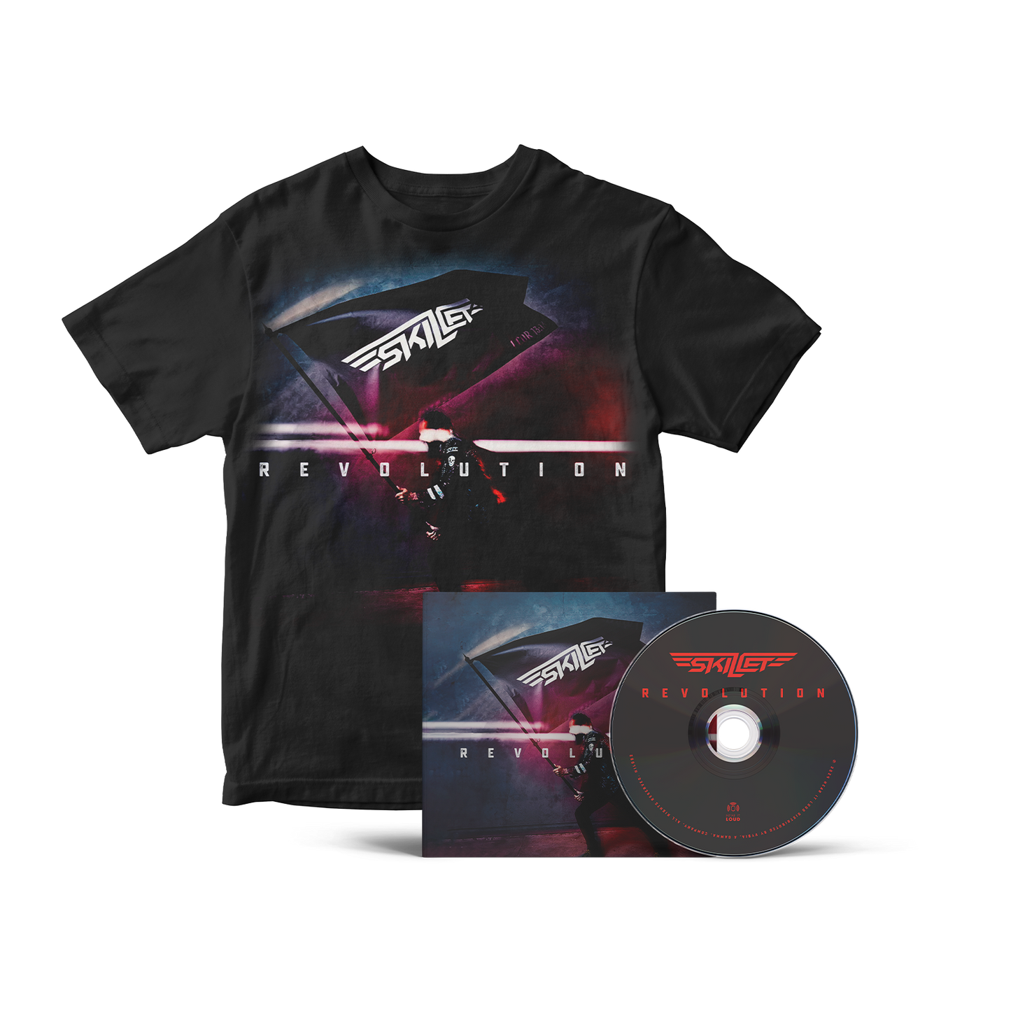 REVOLUTION CD + T-SHIRT FAN PACK